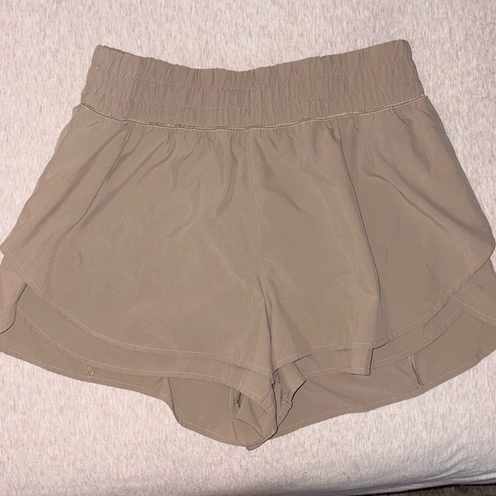 calia tan athletic shorts like new- worn once!